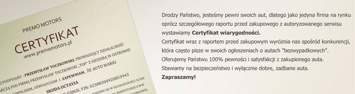 Certyfikat wiarygodności